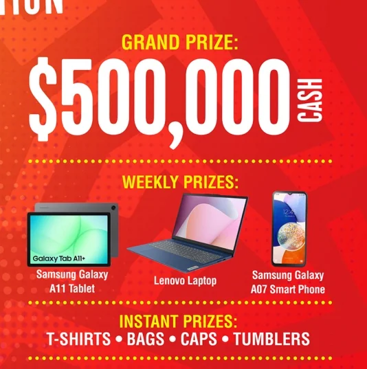 Weekly prize artwork from the BIGGA Winnings promotion poster.